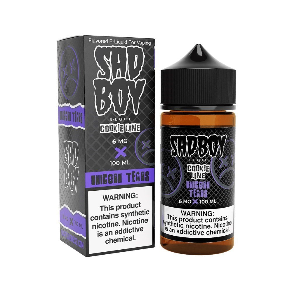 SADBOY 100ML JUICE 6MG COOKIE LINE - UNICORN TEARS