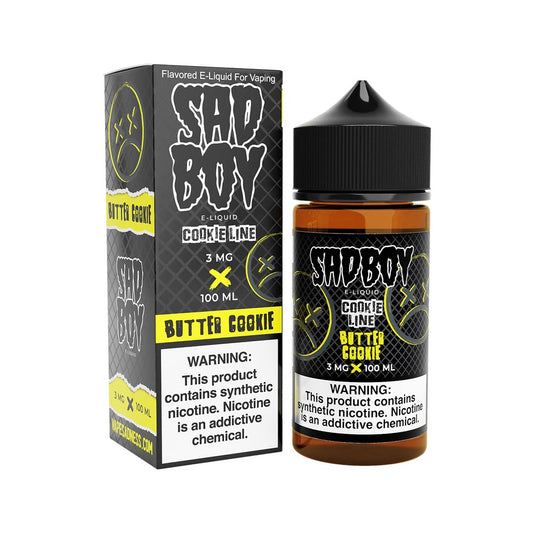 SADBOY 100ML JUICE 3MG COOKIE LINE - BUTTER COOKIE