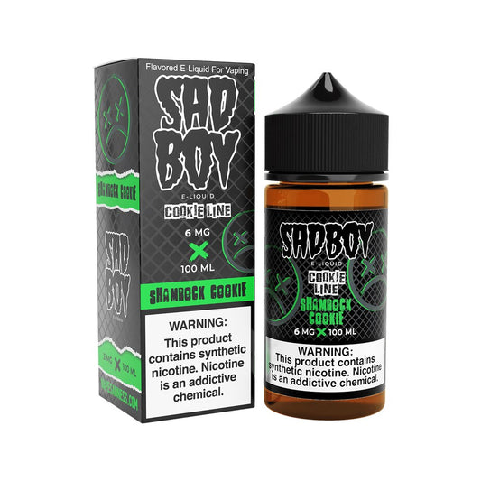 SADBOY 100ML JUICE 6MG COOKIE LINE - SHAMROCK COOKIE