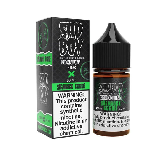 SADBOY 30ML JUICE 48MG COOKIE LINE - SHAMROCK COOKIE