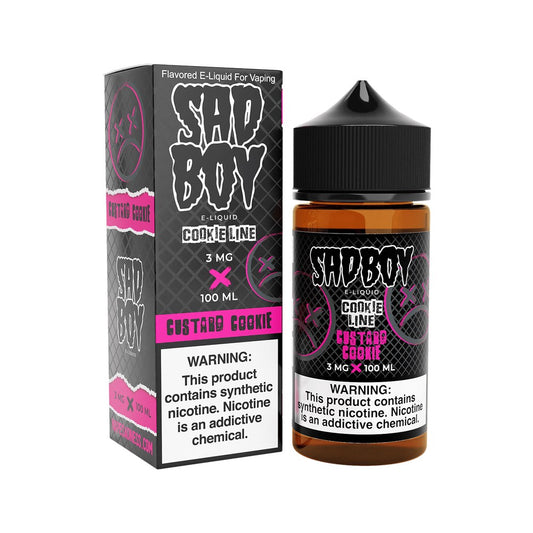 SADBOY 100ML JUICE 3MG COOKIE LINE - CUSTARD COOKIE