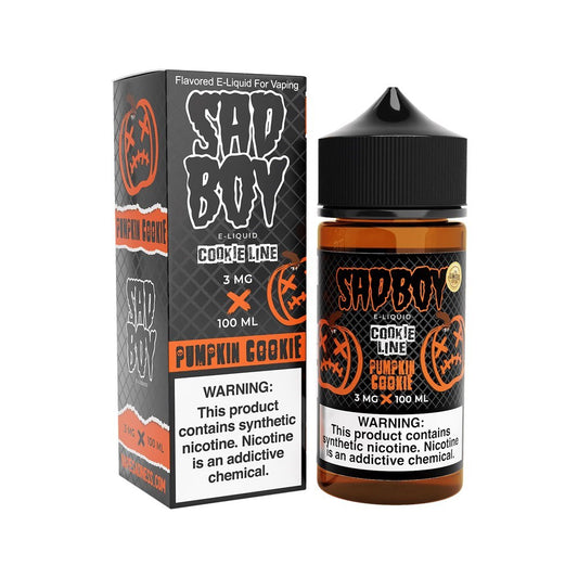 SADBOY 100ML JUICE 3MG COOKIE LINE - PUMPKIN COOKIE