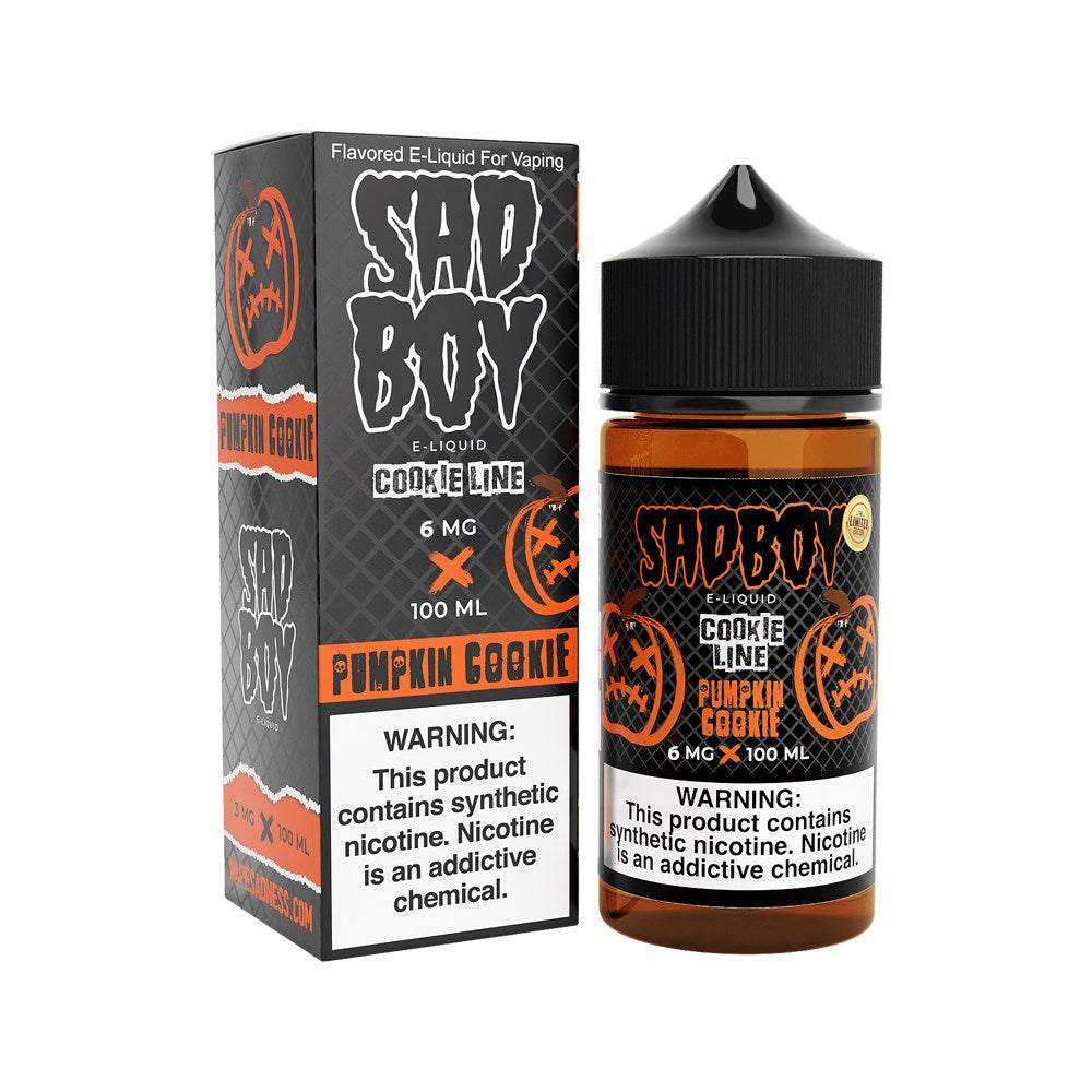 SADBOY 100ML JUICE 6MG COOKIE LINE - PUMPKIN COOKIE
