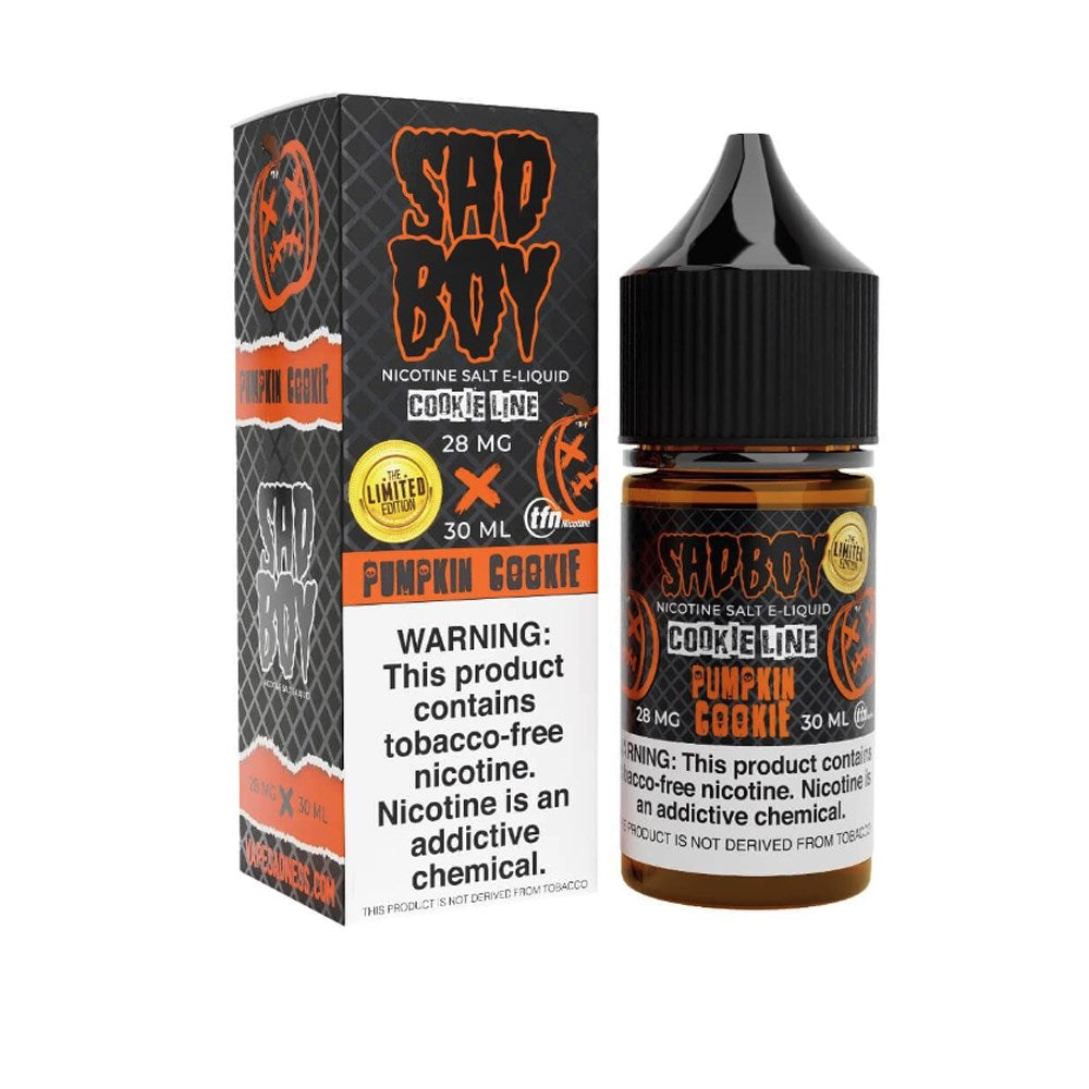 SADBOY 30ML JUICE 28MG COOKIE LINE - PUMPKIN COOKIE