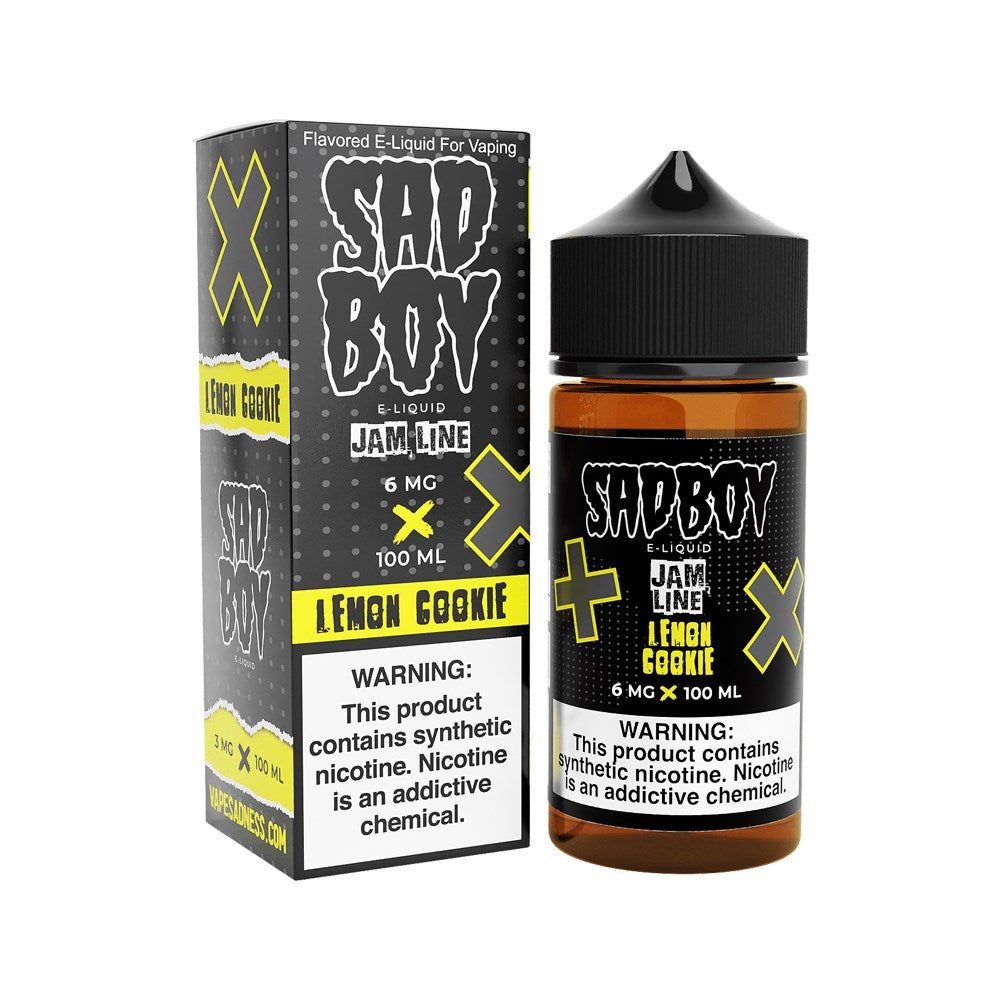 SADBOY 100ML JUICE 6MG JAM LINE - LEMON COOKIE