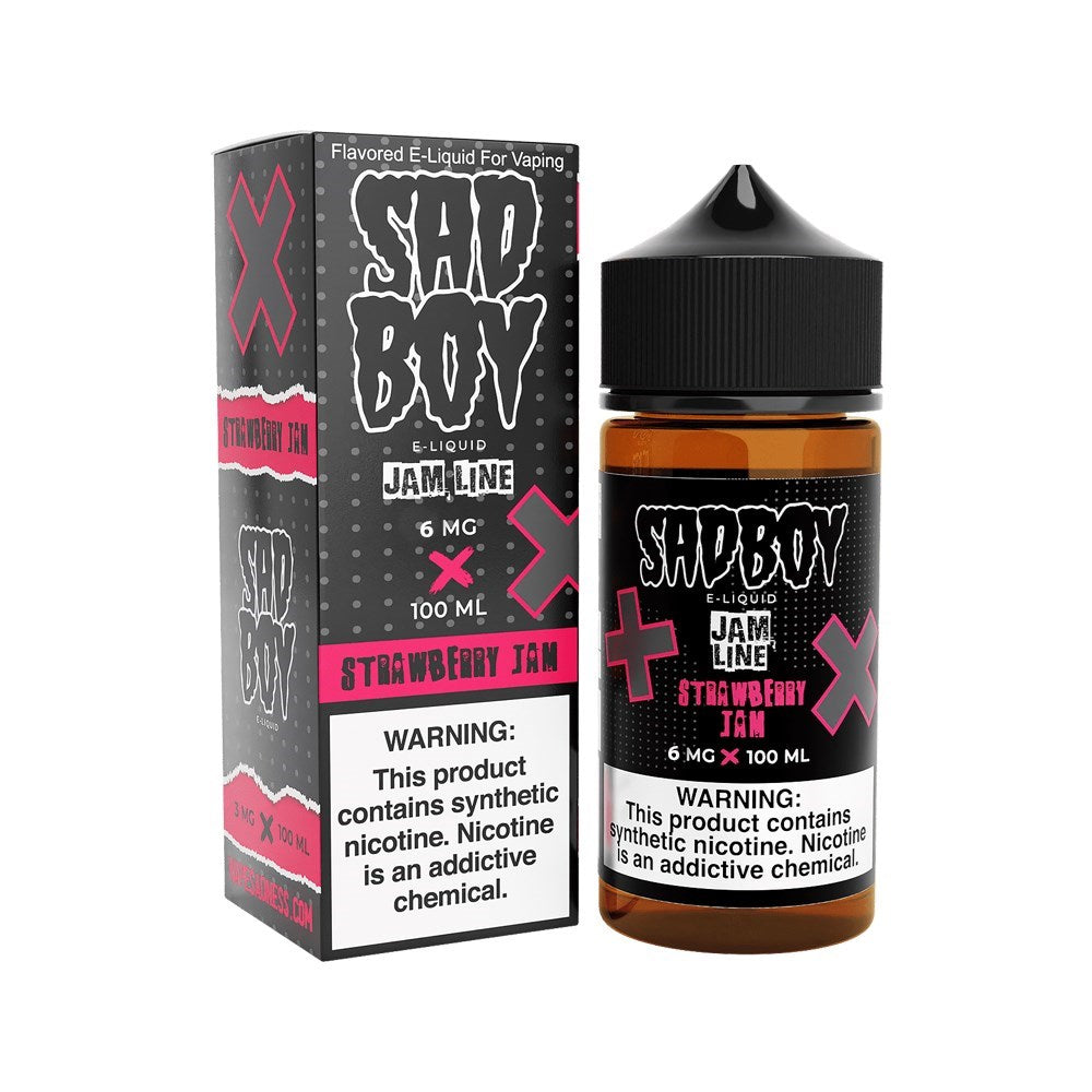SADBOY 100ML JUICE 6MG JAM LINE - STRAWBERRY JAM