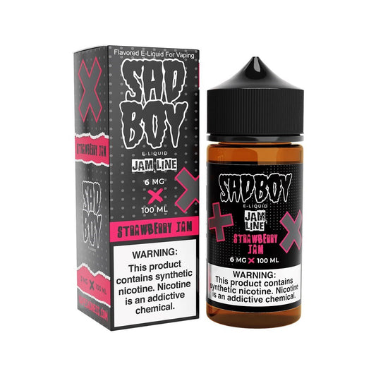 SADBOY 100ML JUICE 6MG JAM LINE - STRAWBERRY JAM