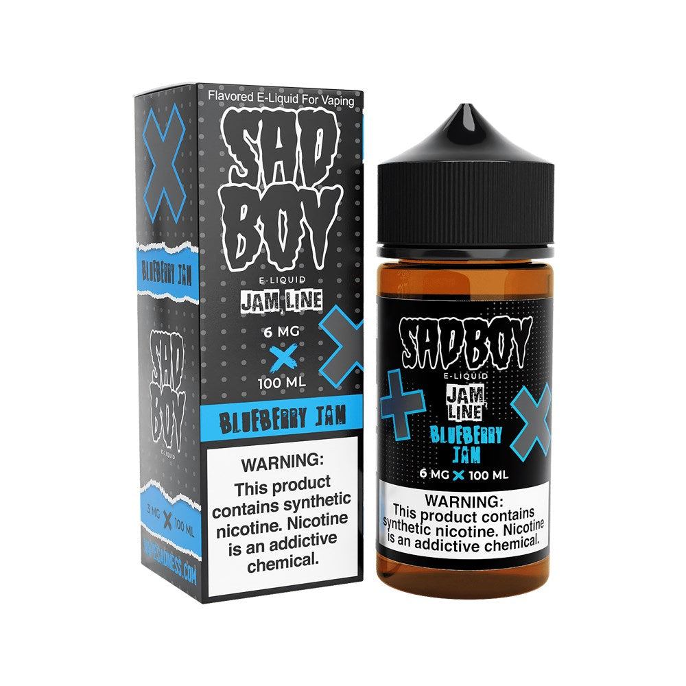 SADBOY 100ML JUICE 6MG JAM LINE - BLUEBERRY JAM