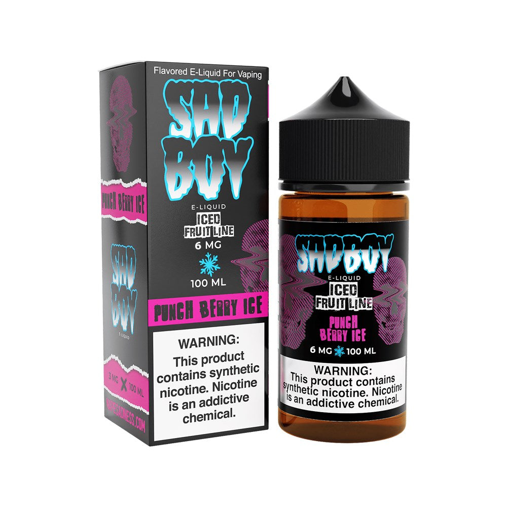 SADBOY 100ML JUICE 6MG ICE FRUIT  LINE - PUNCH BERRY ICE