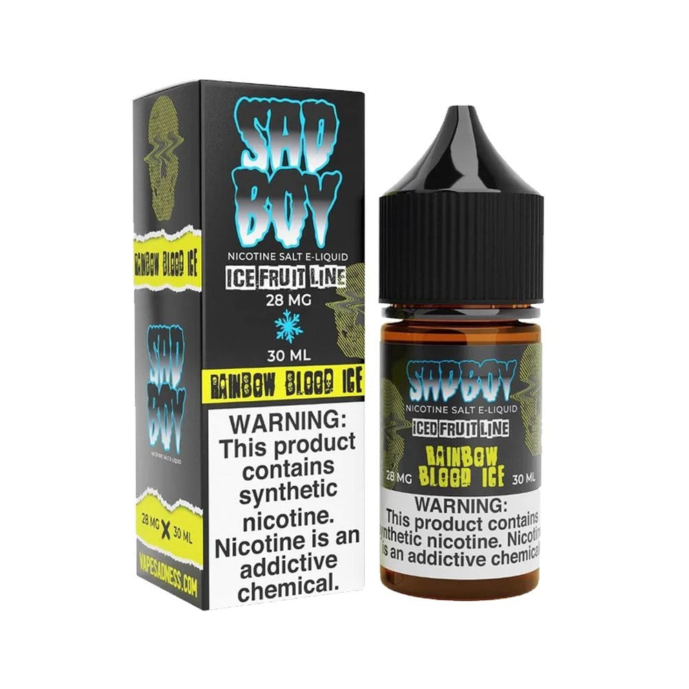 SADBOY 30ML JUICE 28MG ICE FRUIT LINE - RAINBOW BLOOD ICE