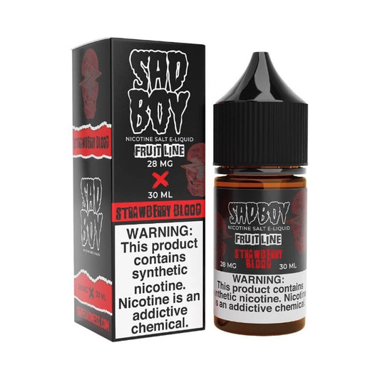 SADBOY 30ML JUICE 28MG FRUIT LINE - STRAWBERRY BLOOD