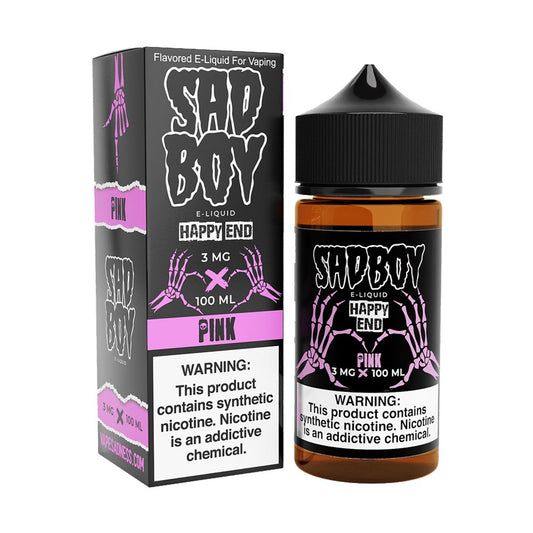 SADBOY 100ML JUICE 3MG HAPPY END - PINK