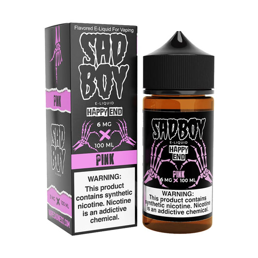 SADBOY 100ML JUICE 6MG HAPPY END - PINK