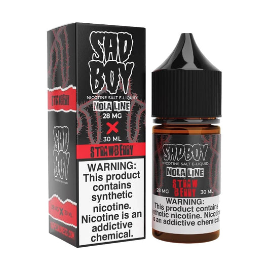 SADBOY 30ML JUICE 28MG NOLA LINE - STRAW NOLA