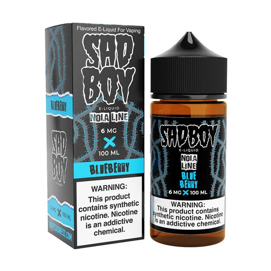 SADBOY 100ML JUICE 6MG NOLA LINE - BLUEBERRY NOLA
