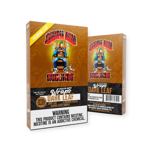 DEATHROW RECORDS  6CTS CUT LEAF WRAPS  - DARK LEAF