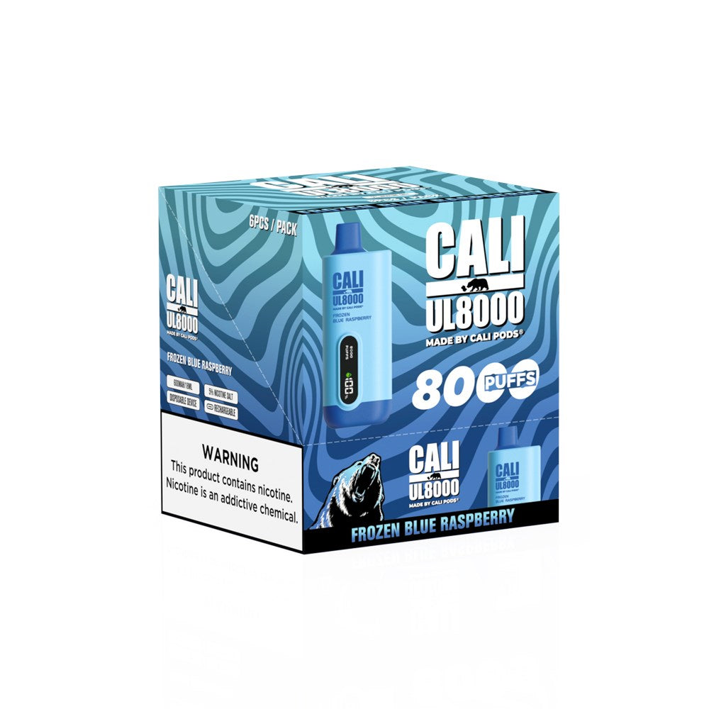 CALI UL8000 DISPOSABLE - FROZEN BLUE RASPBERRY