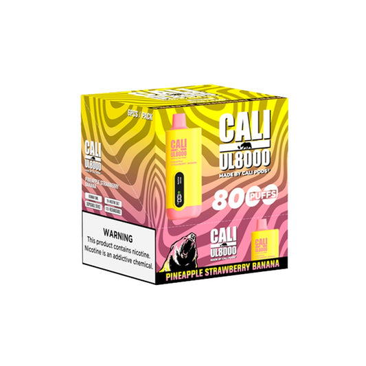 CALI UL8000 DISPOSABLE - PINEAPPLE STRAW BANANA