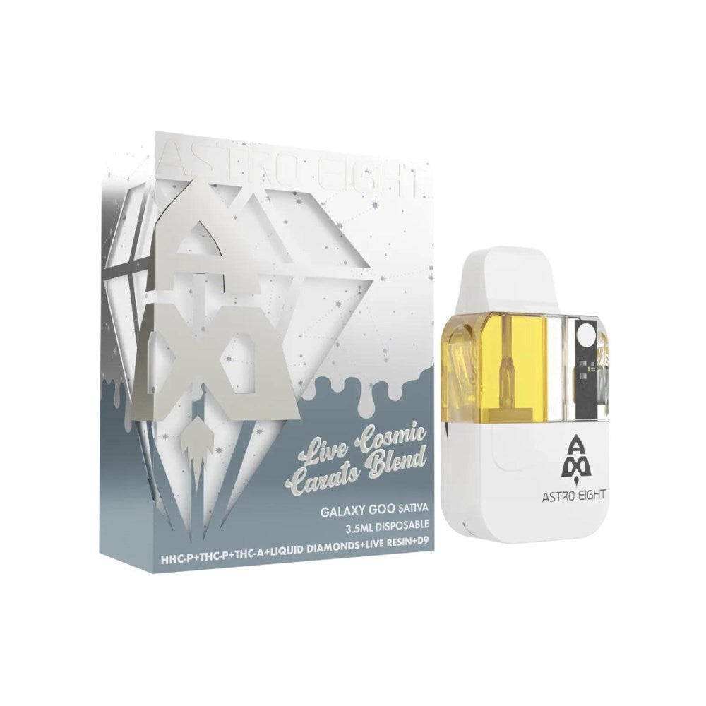 ASTRO EIGHT LIVE COSMIC CARATS BLEND  3.5G DISPOSABLE - GALAXY GOO