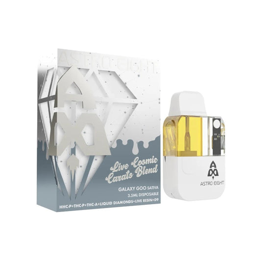 ASTRO EIGHT LIVE COSMIC CARATS BLEND  3.5G DISPOSABLE - GALAXY GOO