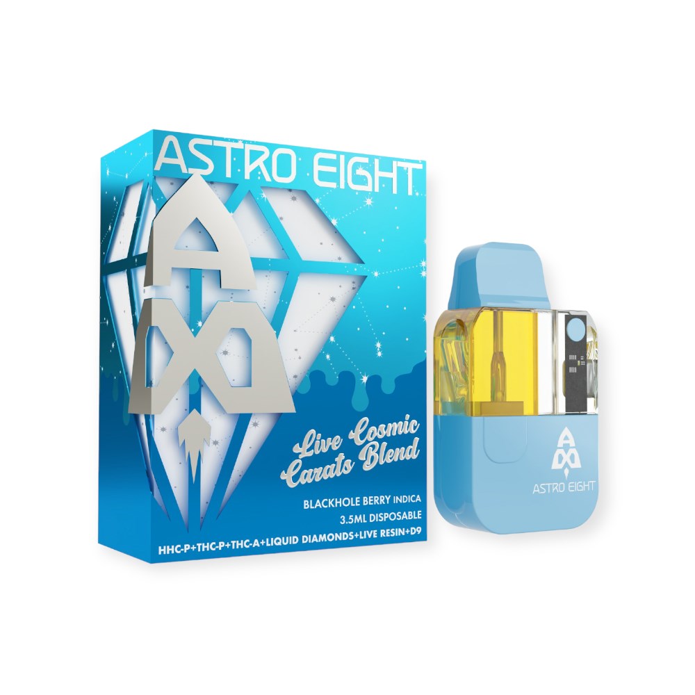 ASTRO EIGHT LIVE COSMIC CARATS BLEND  3.5G DISPOSABLE - BLACKBERRY