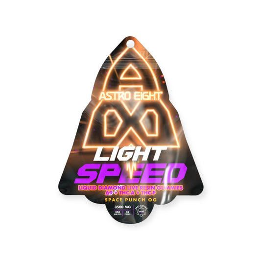 ASTRO EIGHT NANO LIGHTSPEED LIQUID DIAMOND LIVE RESIN 3500MG GUMMIES - SPACE PUNCH