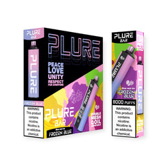 PLURE BAR 5% NIC DISPOSABLE - BLUE RAZZ ICE
