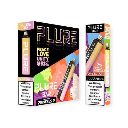 PLURE BAR 5% NIC DISPOSABLE - JUICY PEACH
