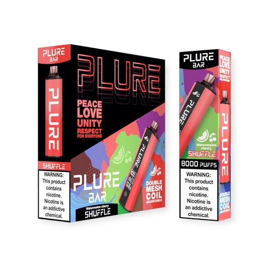 PLURE BAR 5% NIC DISPOSABLE - WATERMELON CHERRY