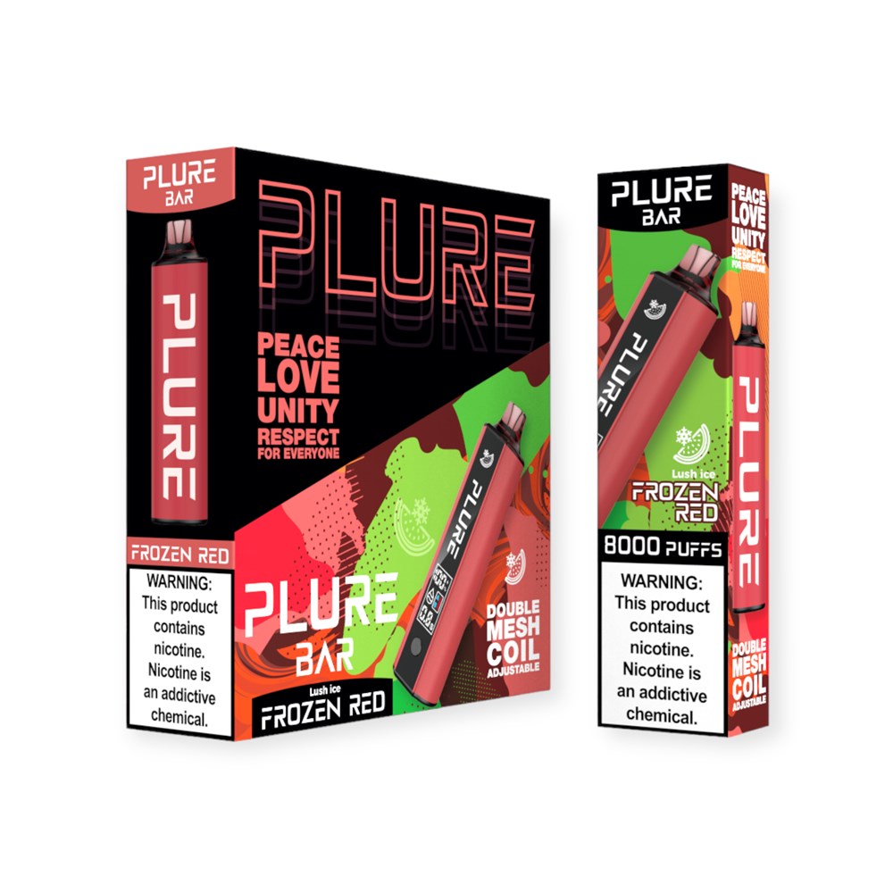 PLURE BAR 5% NIC DISPOSABLE - FROZEN RED