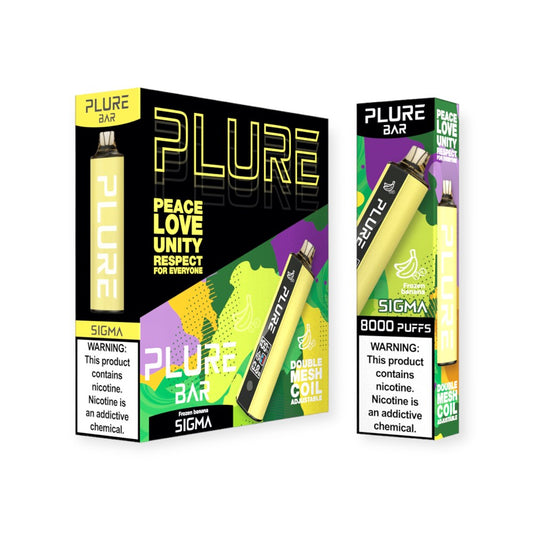 PLURE BAR 5% NIC DISPOSABLE - FROZEN BANANA