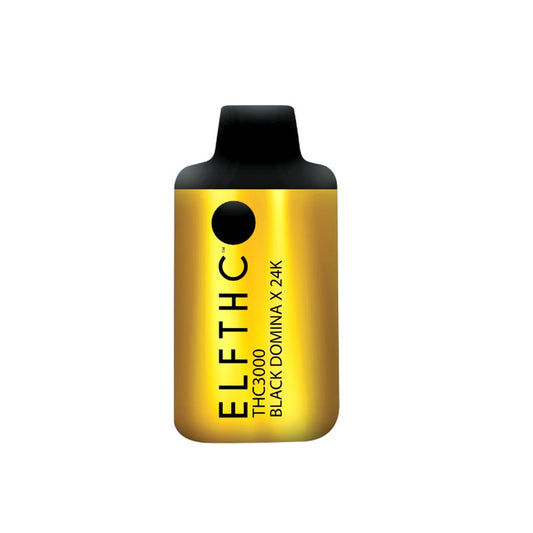 ELF THC  D8/THCP/THCX 3000MG HYBRID/INDICA - BLACX DOMINA X 24K
