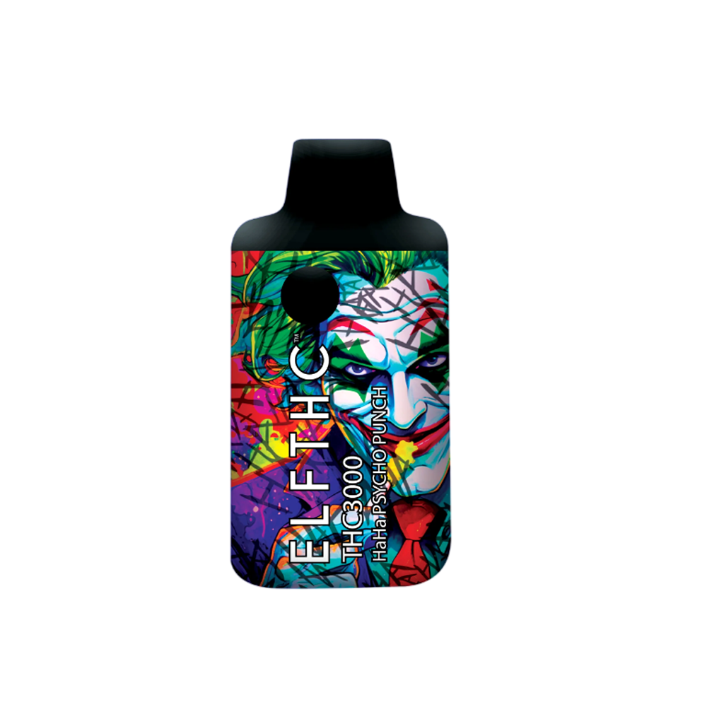 ELF THC  D8/THCP/THCX 3000MG HYBRID/SATIVA - HAHA PSYCHO PUNCH