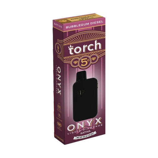 TORCH ONYX LIQUID DIAMONDS 5G DISPOSABLE SATIVA - BUBBLEGUM DIESEL