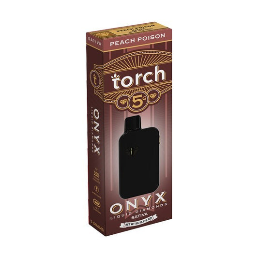 TORCH ONYX LIQUID DIAMONDS 5G DISPOSABLE SATIVA - PEACH POISON
