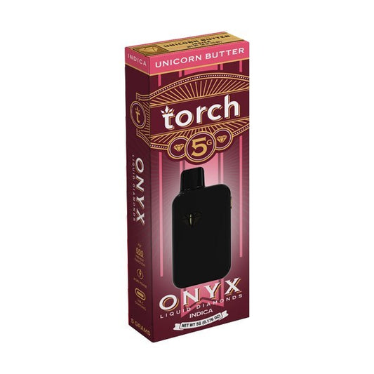 TORCH ONYX LIQUID DIAMONDS 5G DISPOSABLE INDICA - UNICORN BUTTER