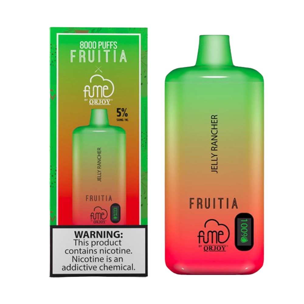 FRUITIAXFUME 8000 PUFFS DISPOSABLE - JELLY RANCHER