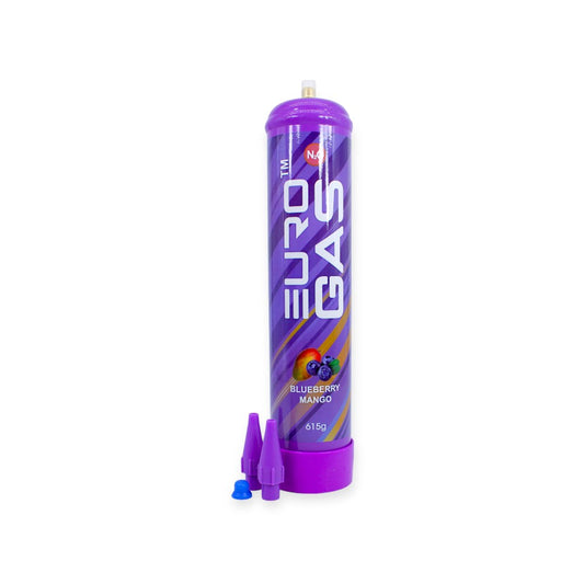 EURO GAS 615G CREAM CHARGER - BLUEBERRY MANGO