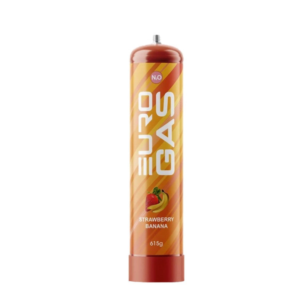 EURO GAS 615G CREAM CHARGER - STRAW BANANA