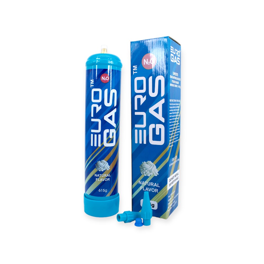 EURO GAS 615G CREAM CHARGER - NATURAL