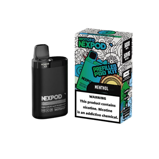 NEXPOD 50MG 5000PUFF POD KIT - MENTHOL