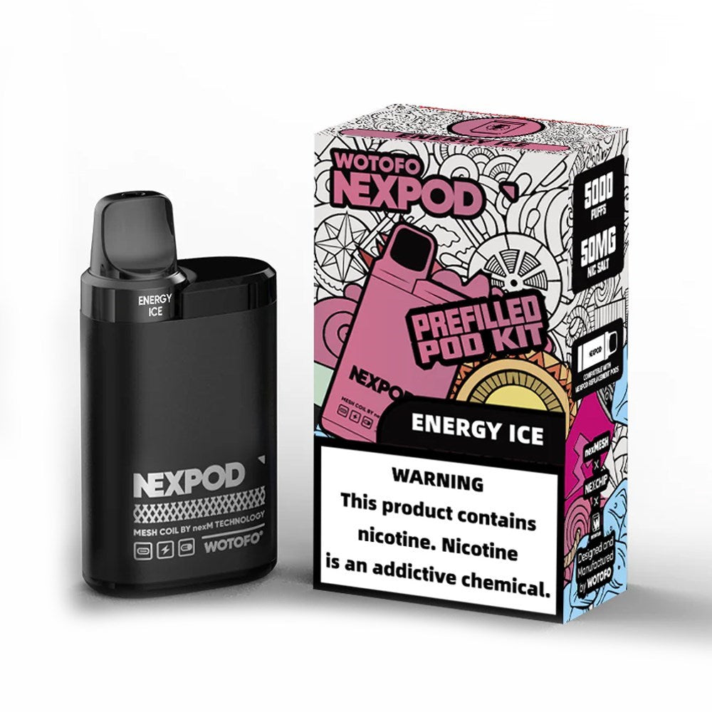 NEXPOD 50MG 5000PUFF POD KIT - ENERGY ICE