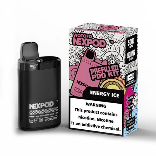 NEXPOD 50MG 5000PUFF POD KIT - ENERGY ICE