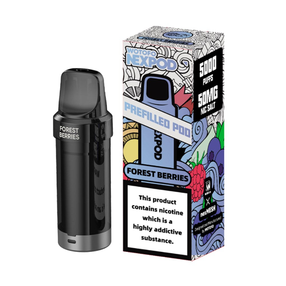 NEXPOD 50MG NIC SALT PREFILLED POD - FOREST BERRIIES