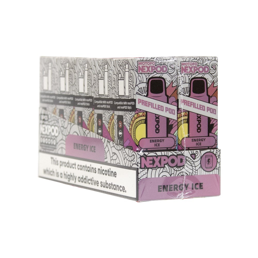 NEXPOD 50MG NIC SALT PREFILLED POD - ENERGY ICE
