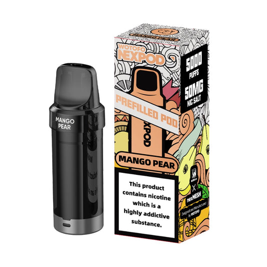 NEXPOD 50MG NIC SALT PREFILLED POD - MANGO PEAR