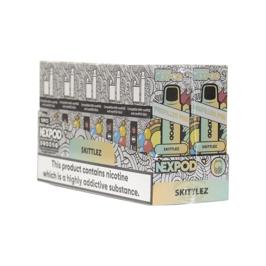 NEXPOD 50MG NIC SALT PREFILLED POD - SKITTLEZ