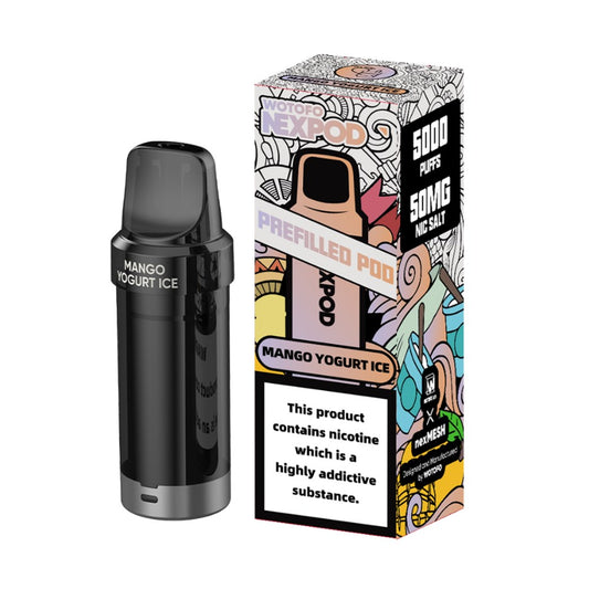 NEXPOD 50MG NIC SALT PREFILLED POD -  MANGO YOGURT ICE