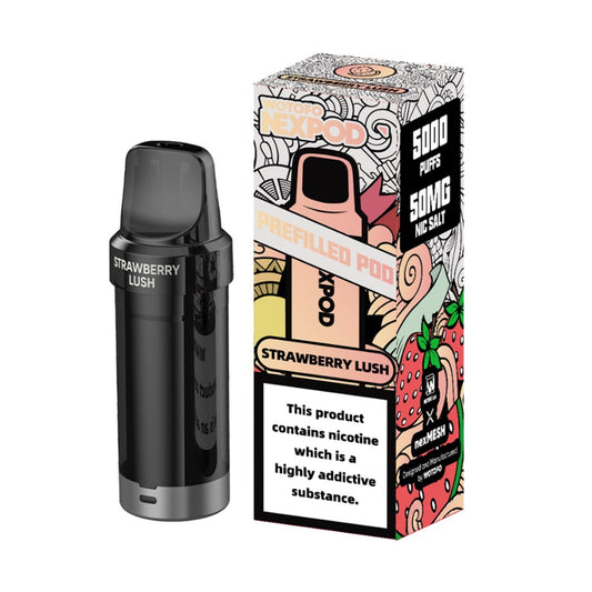 NEXPOD 50MG NIC SALT PREFILLED POD -  STRAWBERRY LUSH