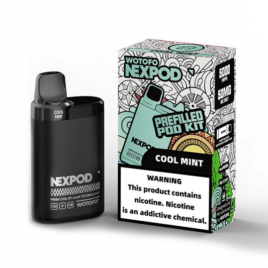 NEXPOD 50MG 5000PUFF POD KIT - COOL MINT